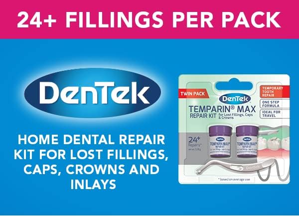 DenTek Temparin Max Temporary Dental Repair Kit