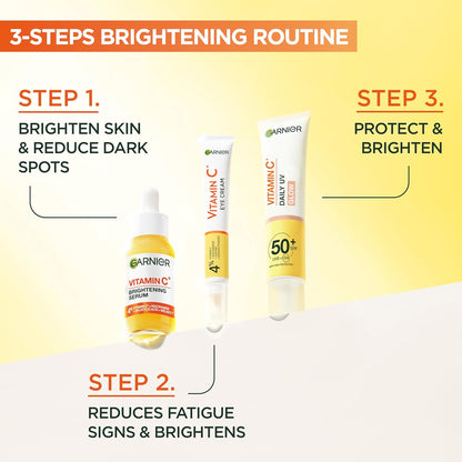 Garnier Vitamin C Brightening Face Serum – Dark Spot Reduction, 30ml