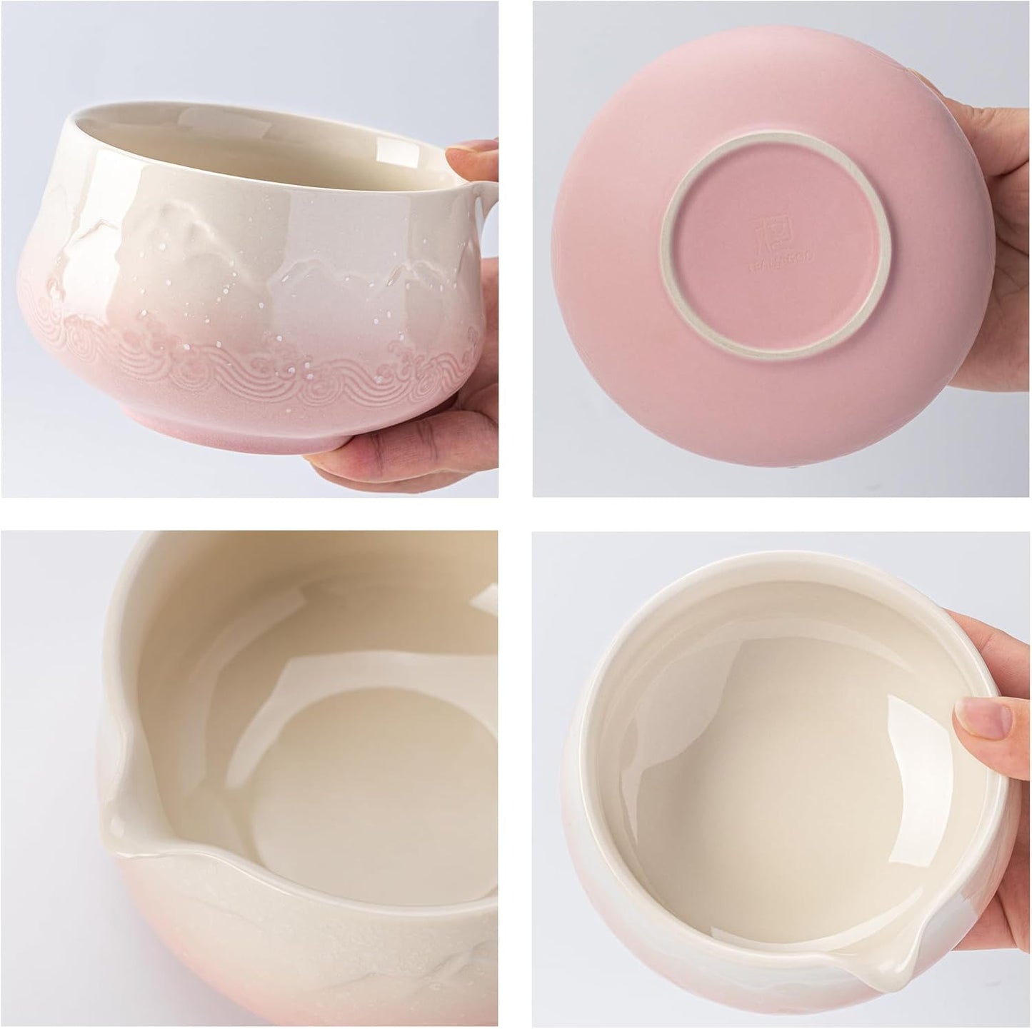 TEANAGOO Pink Matcha Tea Set – 7-Piece Ceremony Kit