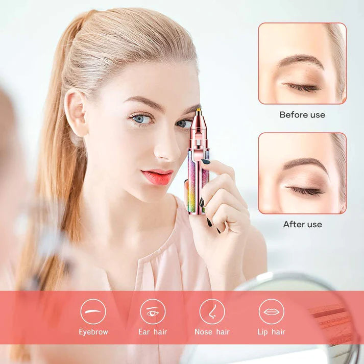 Facial & Eyebrow Hair Remover 2 in 1 Set